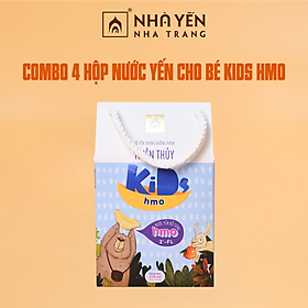 COMBO 4 hộp Nước yến cho bé Thiên Thủy Kids HMO - Nhà Yến Nha Trang