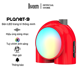 Mua Đèn LED trang trí để bàn không dây thông minh Divoom Planet-9 16M màu LED RGB tuỳ chỉnh  tích hợp Micro - HÀNG CHÍNH HÃNG