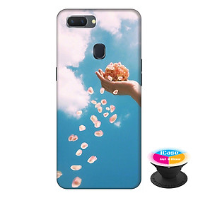 Ốp lưng điện thoại Oppo A5S hình Cánh Hoa Xuân tặng kèm giá đỡ điện thoại iCase xinh xắn - Hàng chính hãng