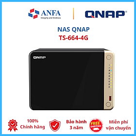 Mua Thiết bị lưu trữ Nas QNAP  Model: TS-664-4G - Hàng chính hãng