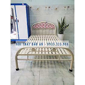 Giường sắt giá rẻ nhiều kích thước (0,8cm x 2m , 1mx2m , 1m2x2m , 1m4x2m , 1m6x2m , 1m8x2m ) BẢO AN