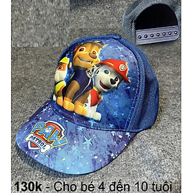 Nón bé trai in 3D hình Đội Chú Cứu Hộ - Paw Patrol cho bé trai