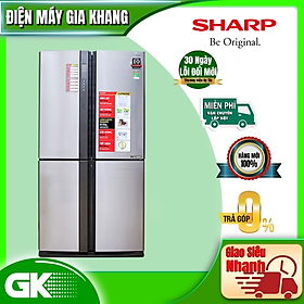 Tủ Lạnh Sharp Inverter 556L SJ-FX630V-ST - Giao Tại HCM