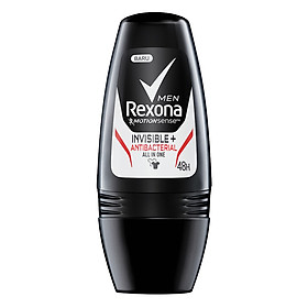 Lăn Khử Mùi Dành Cho Nam Rexona Men Invisible Antibacterial (50ml)