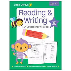 Hình ảnh sách Little Genius: Reading & Writing Fun Educational Workbook