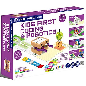 Đồ Chơi Lắp Ráp Bé Chơi Lập Trình Robot Smart Bricks Kids First Coding And Robotic - Gigo Toys #7072 (278 Mảnh Ghép)