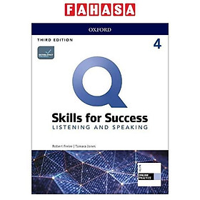 Q: Skills For Success: Level 4: Listening And Speaking Student Book With iQ Online Practice - 3rd Edition