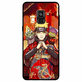 Ốp lưng dành cho Samsung A8 2018 mẫu Naruto Áo Đỏ