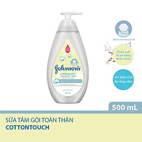 Sữa tắm gội toàn thân Johnson s Baby mềm mịn 500ml