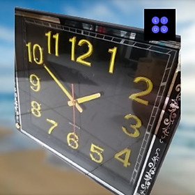 Mua ĐỒNG HỒ TREO TƯỜNG KIM TRÔI DẠ QUANG KHÔNG QUẢ LẮC F57