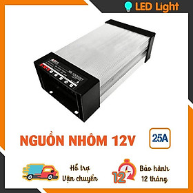 Mua NGUỒN NHÔM 12V 25A NGOÀI TRỜI