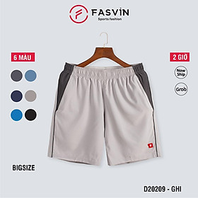 Quần đùi Big Size thể thao nam Fasvin D20209.HN vải mềm mại co giãn thoải mái