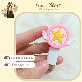 Mua Nút bảo vệ đầu cáp sạc  tai nghe Sakura Thủ Lĩnh Thẻ Bài mẫu 3