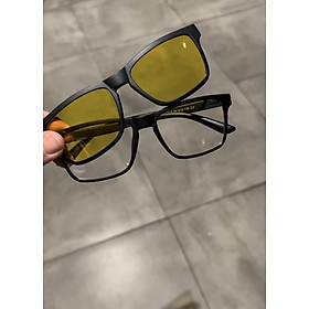 Kính râm mở nắp Clip on nhiều tròng 6in1