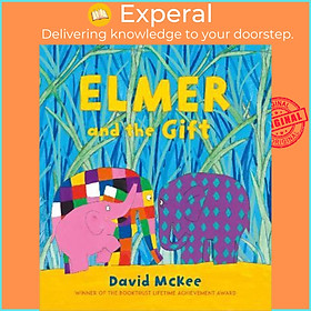 Sách - Elmer and the Gift by David McKee (UK edition, paperback)