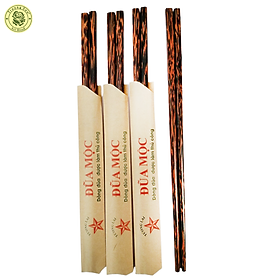 Mua Đũa Gỗ Dừa - Mộc (05 Đôi / Vỉ) - Đồ Gỗ Nhà Bếp Thương Hiệu Trường Sơn