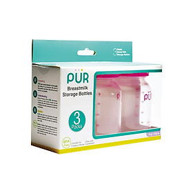 Bộ 3 bình trữ sữa Pur 125ml