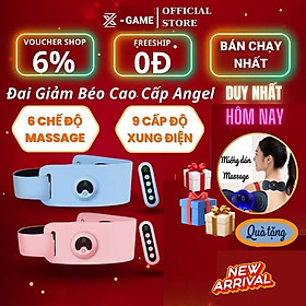 Đai massage cao cấp làm thon gọn vòng 2 thế hệ mới tặng điều khiển từ xa, Đai rung nóng công nghệ Nhật làm thon gọn cơ thể hiệu quả - Hàng chính hãng