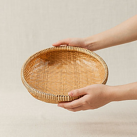 Mua Rổ tre tròn đáy đan mắt nhỏ (6 cỡ)