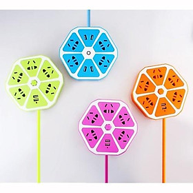 Ổ CẮM ĐIỆN USB ĐA NĂNG HÌNH MIẾNG CAM ĐỘC ĐÁO