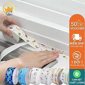 Mua Cuộn Băng Dính Dán Viền Bồn Rửa Chén Chống Thấm Nước Ron keo băng dán cạnh góc bếp lavabo tường nhà trang trí