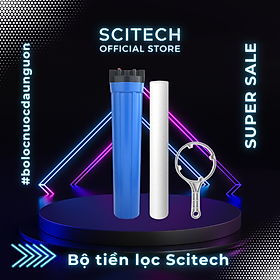 Mua Bộ lọc nước sinh hoạt  bộ đơn lọc thô 20 inch by Scitech (1 cấp lọc) - Hàng chính hãng