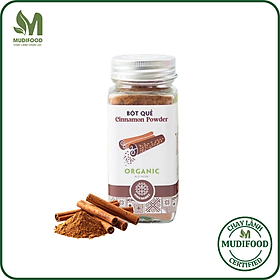 Bột Quế Hữu Cơ Vinasamex 40g - Gia Vị Cho Những Bữa Ăn Tròn Vị, Tẩm Uớp Món Ăn