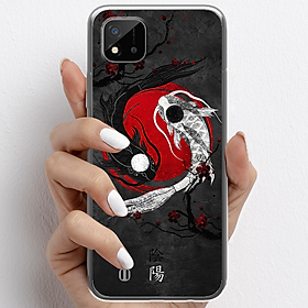 Ốp lưng cho Realme C20 nhựa TPU mẫu Cá âm dương