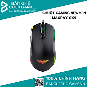 Chuột gaming Newmen GX9 Pro Maxpay (Black/ White) - Hàng chính hãng