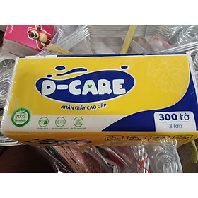 Khăn giấy cao cấp D-Care 300 tờ 3 lớp