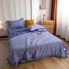 Bộ Chăn Ga Gối Cotton Đũi m6/m8/2m - Tiệm Nhà MêuSet 4 Món Cotton Đũi Mềm Mịn Dùng Quanh Năm Êm Ái Basic Cao Cấp