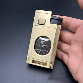 Mua Bật Lửa Khò 3 Tia Lửa Khò Kèm Cắt Tròn COB-196