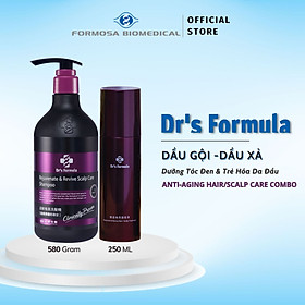 Combo Gội-Xả Ngăn ngừa lão hóa tóc/da đầu Dr's Formula