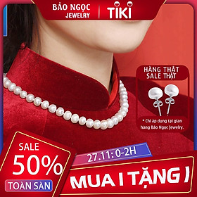 Vòng cổ Ngọc Trai chuỗi ngọc trai nước ngọt thiên nhiên cao cấp DB-3904 Bảo Ngọc Jewelry