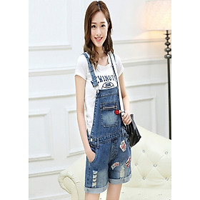 Quần yếm Jeans short