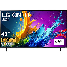 Smart Tivi QNED LG 4K 43 inch 43QNED80TSA - Hàng chính hãng
