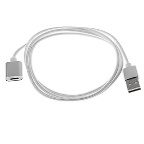 2-3pack 1m Charger Charging Charger Cable Cord for Apple iPad Pro Pencil Silver