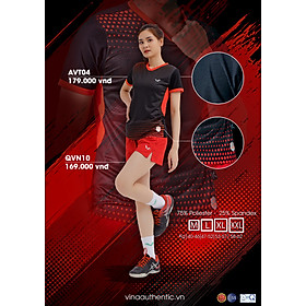 [MUA 1 TẶNG 1] SET THỂ THAO NỮ CAO CẤP SETVNT04W VINA AUTHENTIC CHẤT LƯỢNG, FORM CHUẨN, THẤM HÚT MỒ HÔI, HỢP THỜI TRANG