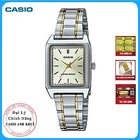 Đồng Hồ Nữ Chính Hãng Casio LTP-V007SG-9E Dây Kim Loại