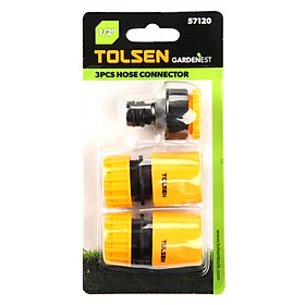 BỘ 3 ĐẦU NỐI ỐNG 1/2'' TOLSEN 57120 - HÀNH CHÍNH HÃNG