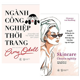 Combo Sách Dành Cho Các Cô Gái: Ngành Công Nghiệp Thời Trang + Skincare Chuyên Nghiệp - (Top Sách Bán Chạy Nhất / Sách Làm Đẹp / Tặng Kèm Postcard Greenlife)