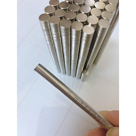 Mua 100 viên nam châm 6x1mm loại nam châm đất hiếm chất lượng tốt