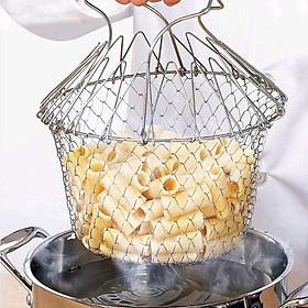 Mua Rổ chiên  rán  luộc đồ ăn