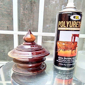 Mua Sơn xịt Sơn xịt bóng gỗ PU - làm mới bàn  ghế tử gỗ  Polyurethane Bosny dung tích 600ml- Thái Lan