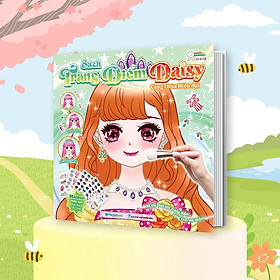 Sách - Trang Điểm Daisy - Công Chúa Hiện Đại - Tô Màu Và Bóc Dán Hơn 100+ Stickers Xinh Đẹp Cho Bé Gái - Megabook