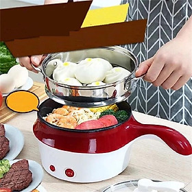 Mua CA NẤU MÌ CÓ LỒNG HẤP INOX 18CM