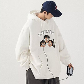 Áo Hoodie Tay Dài Dáng Rộng In Họa Tiết Hoạt Hình Vui Nhộn Phong Cách Mỹ Thời Trang Cho Nam Và Nữ M-3XL