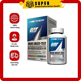 Gat Sport Men Multi+ Test 150 Viên Uống Hỗ Trợ Tăng Testosterone Tăng Sinh