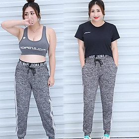 Quần Jogger Nữ - Quần Thể Thao Ống Rộng Co Giãn Phong Cách Hàn Quốc