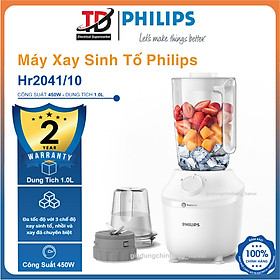 Mua Máy Xay Sinh Tố Philips Hr2041/10  450W xay ProBlend Nhuyễn Mịn - 2 Cối Nhựa  Hàng Chính Hãng
